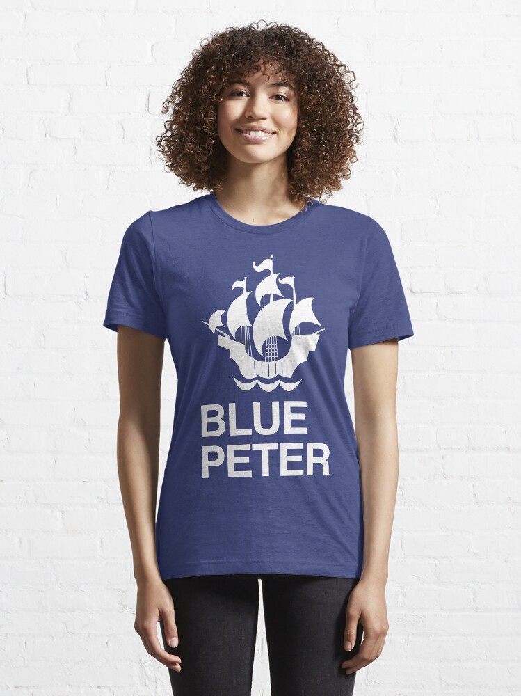 Alternate view of NDVH Blue Peter text 3 Essential T-Shirt