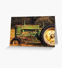 John Deere, retired Greeting Card