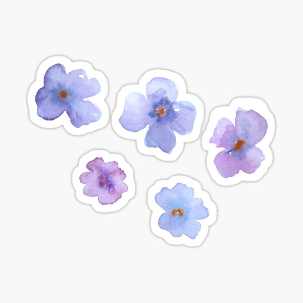 Item preview, pastel pansy flowers designed and sold by mangosteeny.