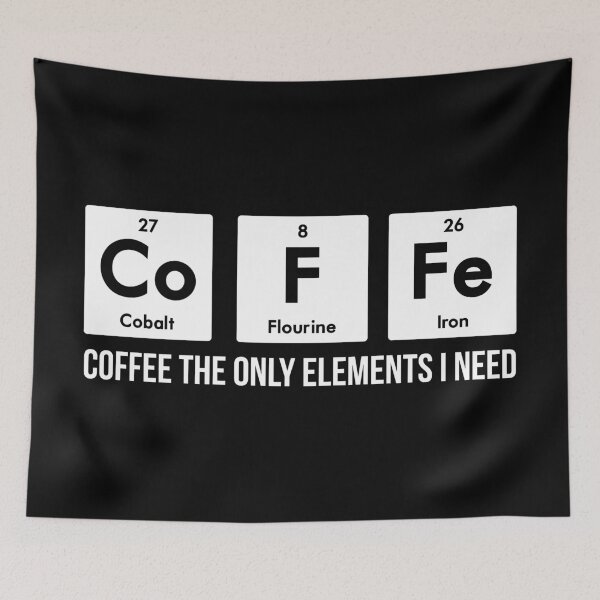 Item preview, Chemistry Periodic Table Chemistry Coffee Elements Gift designed and sold by haselshirt.
