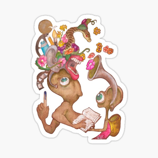 Imparting Wisdom Sticker