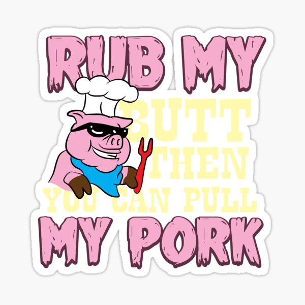 Grill BBQ Pull Pork BBQ Lover Sticker