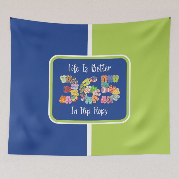 Item preview, Life Is Better In Flip Flops 365 designed and sold by NoBonesLife.