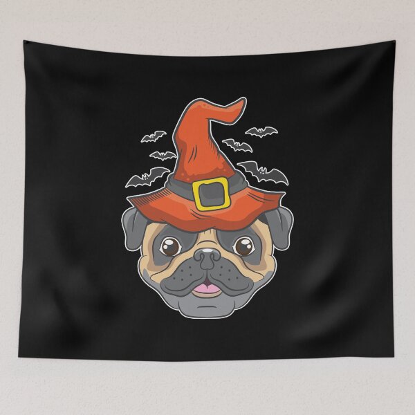 Item preview, Halloween Shirt Witch Pug Dog Costume Gift designed and sold by haselshirt.