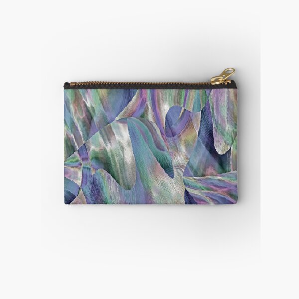 Item preview, Purple Teal White Ripple Sections designed and sold by Ruth Palmer.