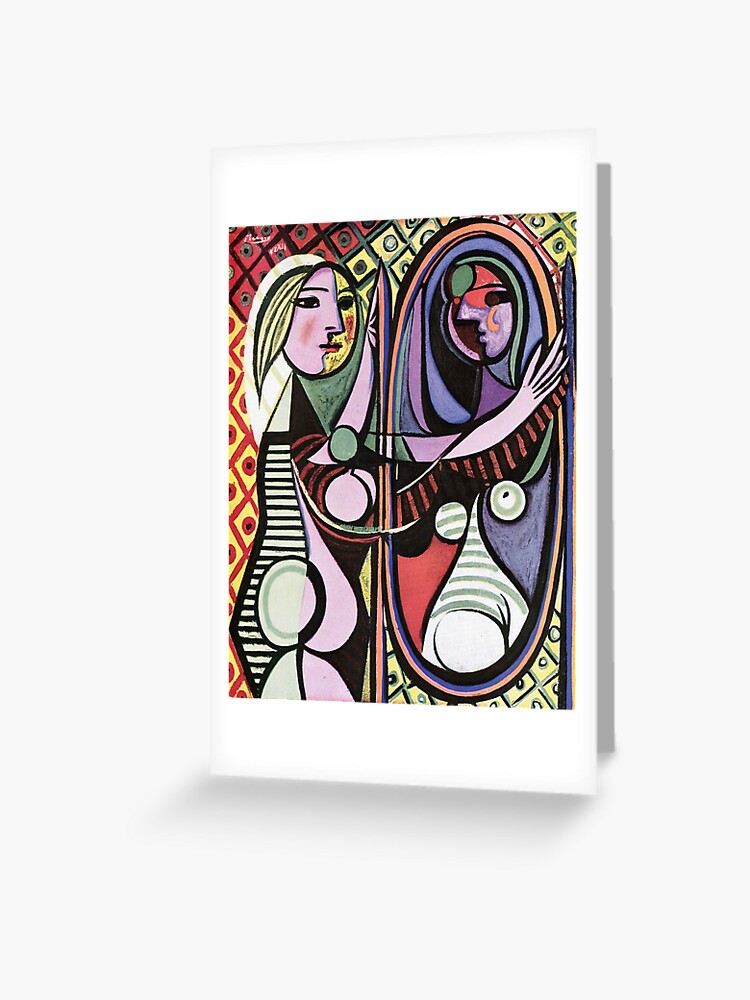 Pablo Picasso Girl Before A Mirror 1932 Artwork Reproduction Tshirts Prints Poster Bags Men Women Kids Greeting Card By Clothorama Redbubble
