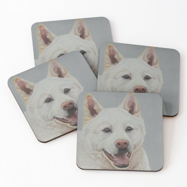 Item preview, Shiro the Akita Inu designed and sold by cathyscreations.