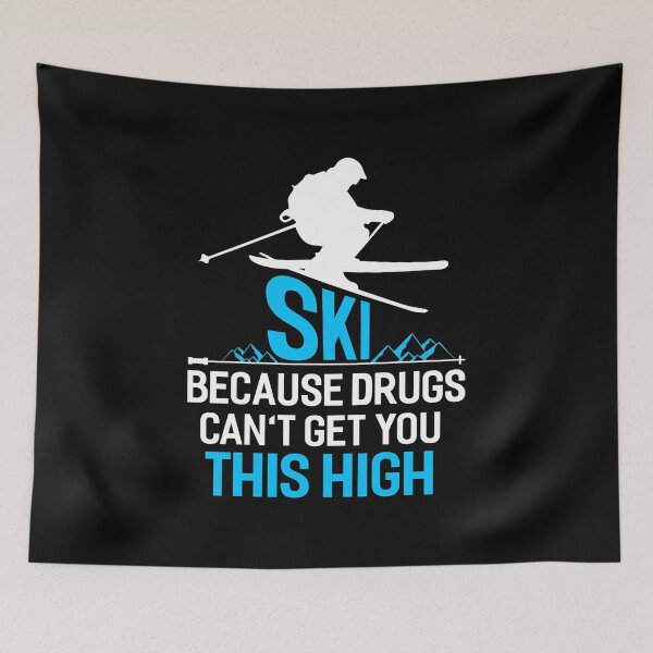 Item preview, Ski High Winter Sports Mountain Adventurer Gift designed and sold by haselshirt.