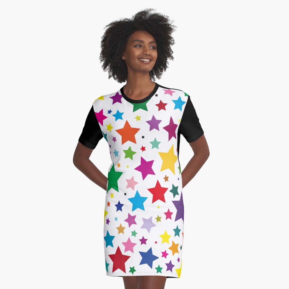 Colourful shirt outlet dress