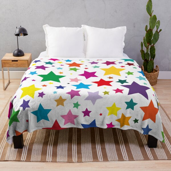 Item preview, Multi-coloured stars designed and sold by size3art.