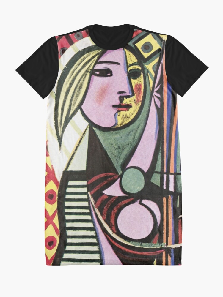 Alternate view of Pablo Picasso Girl before a Mirror 1932 Artwork Reproduction, Tshirts, Prints, Poster, Bags, Men, Women, Kids Graphic T-Shirt Dress