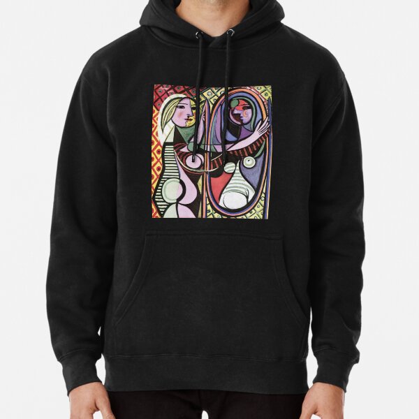 Pablo Picasso Girl before a Mirror 1932 Artwork Reproduction, Tshirts, Prints, Poster, Bags, Men, Women, Kids Pullover Hoodie