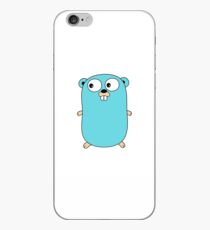 Vinilo o funda para iPhone The Go Gopher: logotipo oficial de Golang