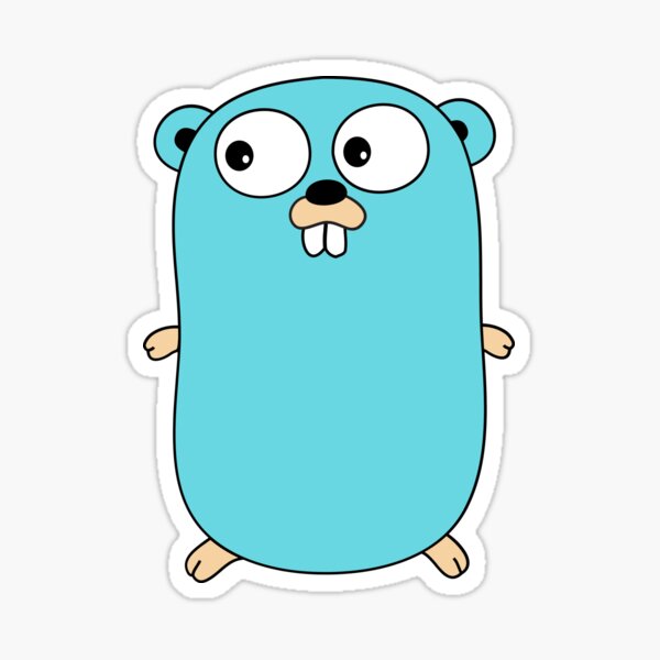 Item preview, The Go Gopher: Official Golang Logo designed and sold by hellkni9ht.