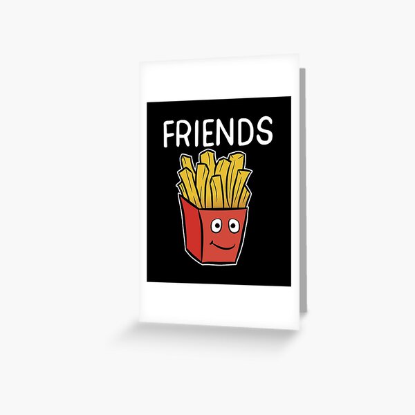 Best Friends of Three Best Friends Forever Fries Gift Zip Pouch by