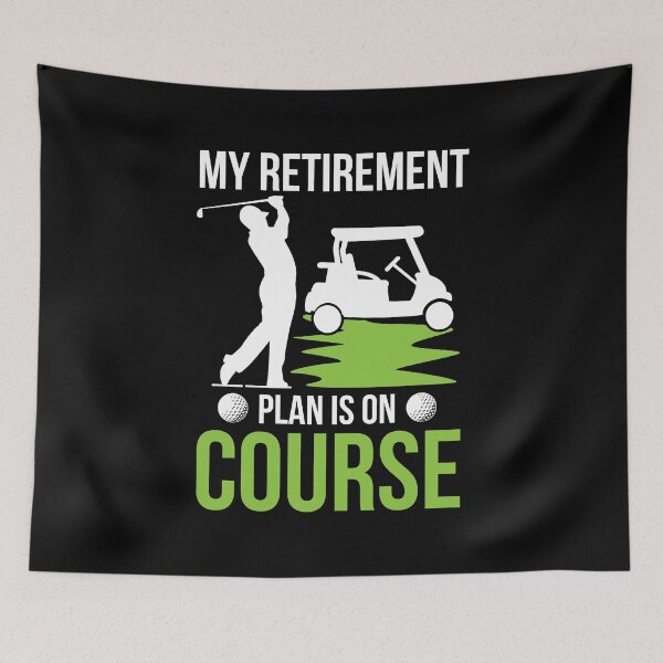 Item preview, Retirement My Retirement Plan is On Course Retiree Gift designed and sold by haselshirt.