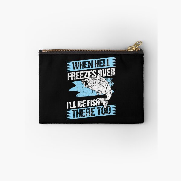 Item preview, Ice Fishing Winter Hell Ice Anglers Holiday Gift designed and sold by haselshirt.
