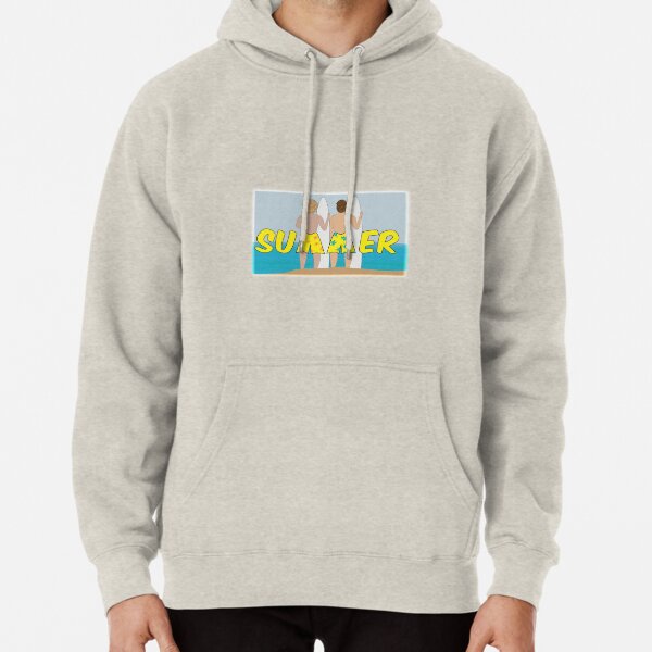 Summer Surfers Pullover Hoodie