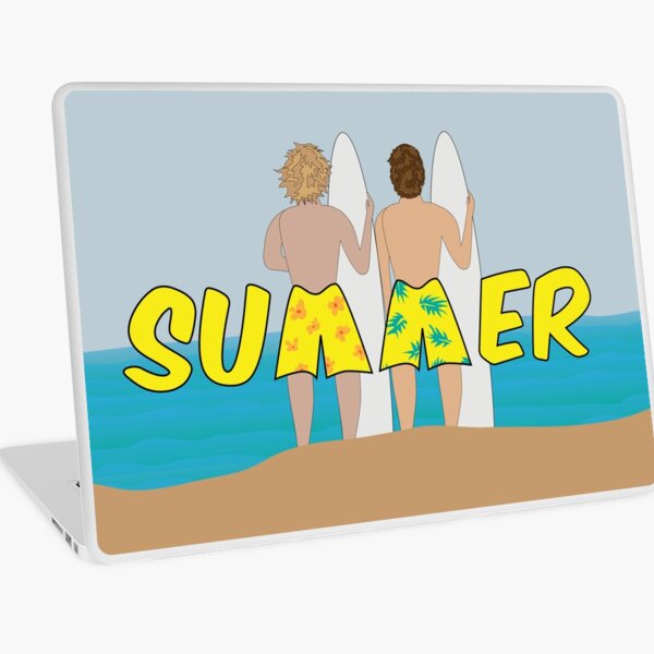 Summer Surfers Laptop Skin