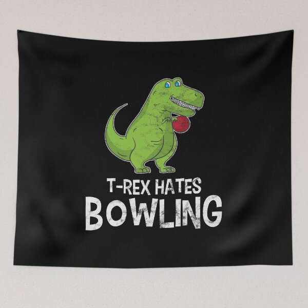 Item preview, T-Rex  Dino Bowling Christmas Xmas Sport Holiday Gift designed and sold by haselshirt.