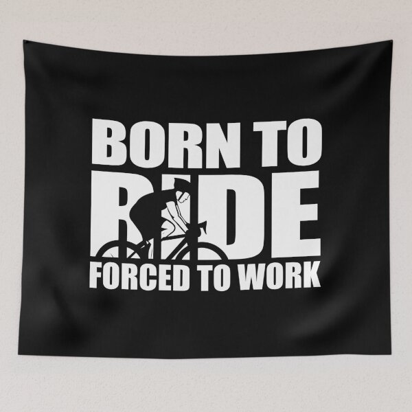 Item preview, Born To Ride Forced To Work Rider Gift Idea designed and sold by haselshirt.