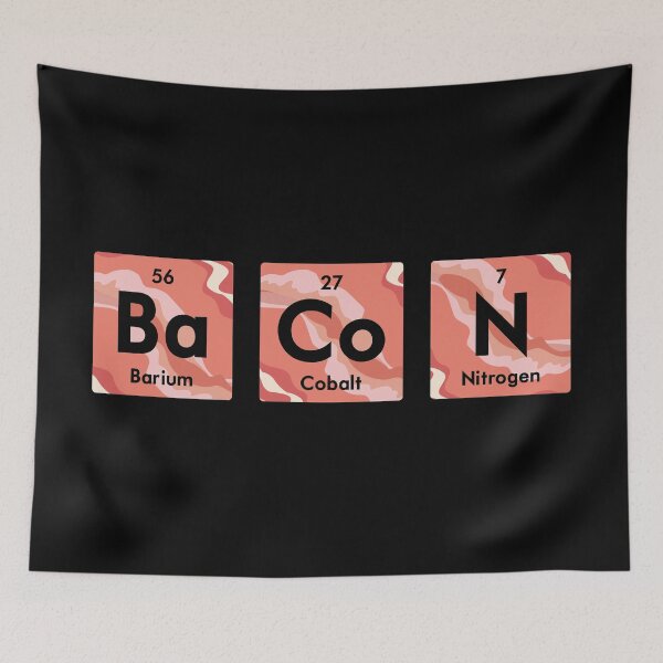 Item preview, Chemistry Periodic Table Bacon Chemist Elements Gift designed and sold by haselshirt.