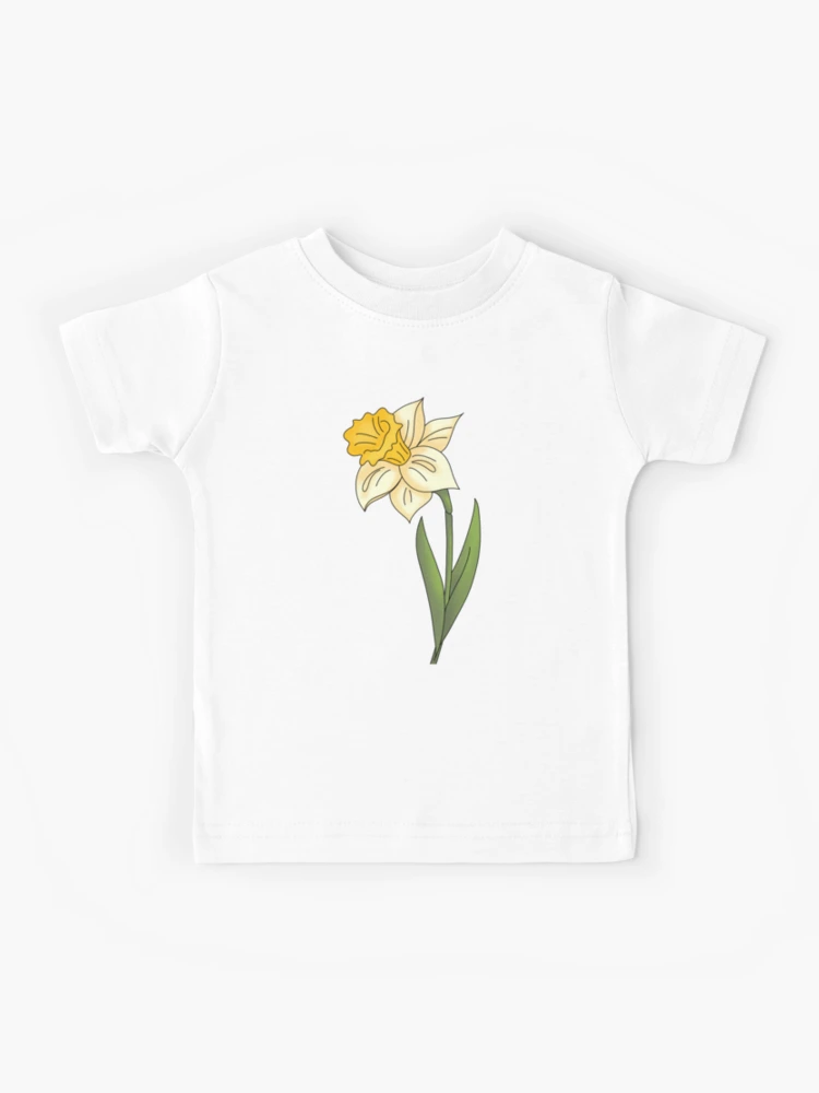 Cha EunWoo着用[LIBERCLASSY] DAFFODILS Flower Artwork T-shirt Cha Eunwoo
