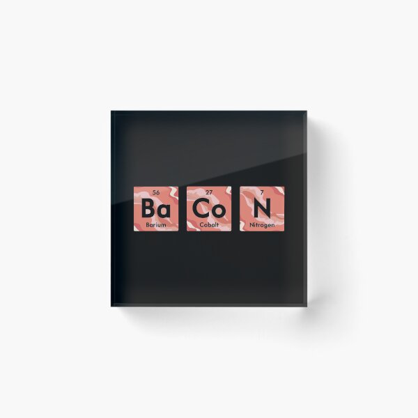Item preview, Chemistry Periodic Table Bacon Chemist Elements Gift designed and sold by haselshirt.