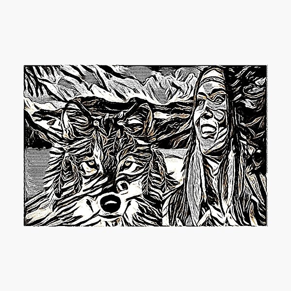 Item preview, Native Wolf Life designed and sold by WillowsWardrobe.