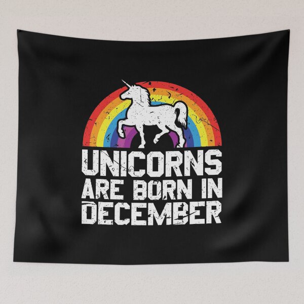 Item preview, Unicorn Shirt Unicorn Birthday December Gift Tee designed and sold by haselshirt.