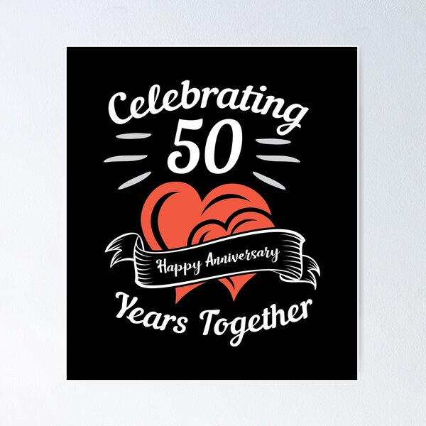 Item preview, Wedding Anniversary Celebrating 50 Years Together Gift designed and sold by haselshirt.