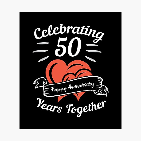 Item preview, Wedding Anniversary Celebrating 50 Years Together Gift designed and sold by haselshirt.