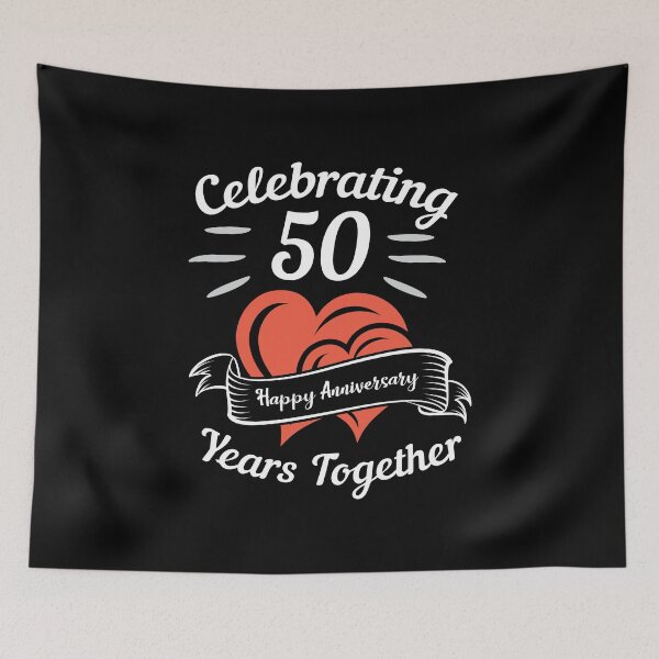 Item preview, Wedding Anniversary Celebrating 50 Years Together Gift designed and sold by haselshirt.