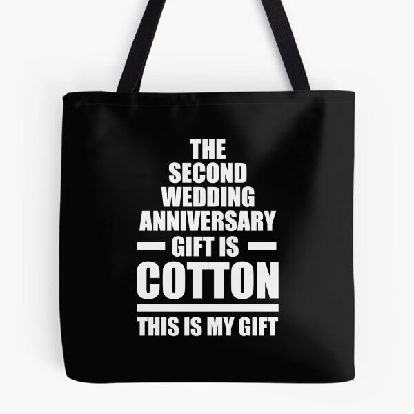 Item preview, Anniversary Second Wedding Anniversary Gift is Cotton designed and sold by haselshirt.