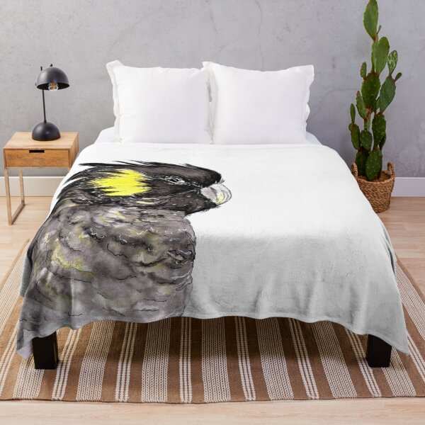 Item preview, Yellow Tailed Black Cockatoo designed and sold by Linda  Hammond.