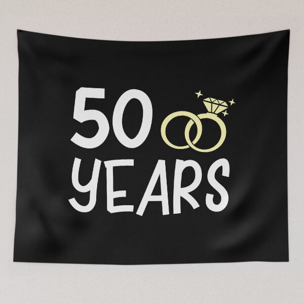 Item preview, 50th Wedding Anniversary 50 Years Gift Idea Husband Wife designed and sold by haselshirt.