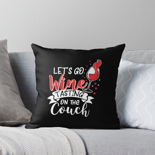 Item preview,  Wine Lover Lets go Wine tasting on the Couch Gift Idea designed and sold by haselshirt.