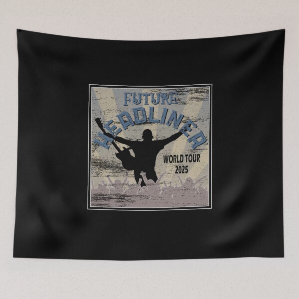 Item preview, Future Headliner Guitar Player World Tour designed and sold by NoBonesLife.