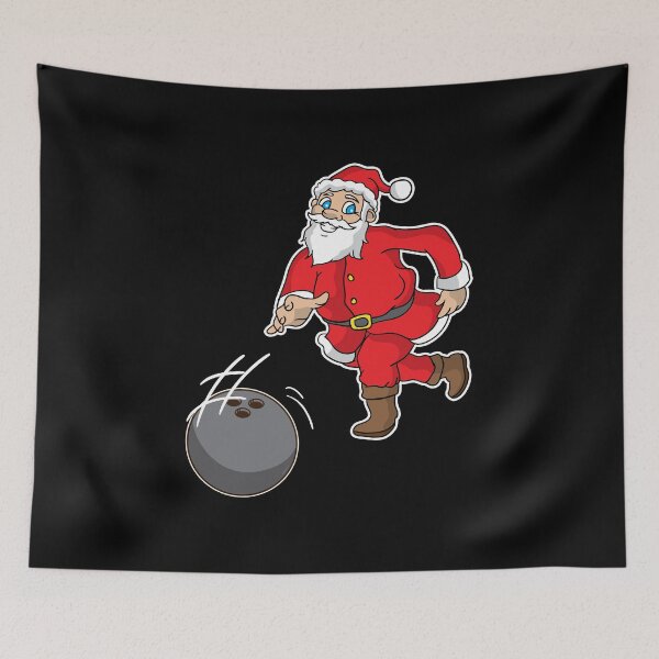 Item preview, Xmas Santa Bowling Fan Christmas Holiday Gift designed and sold by haselshirt.
