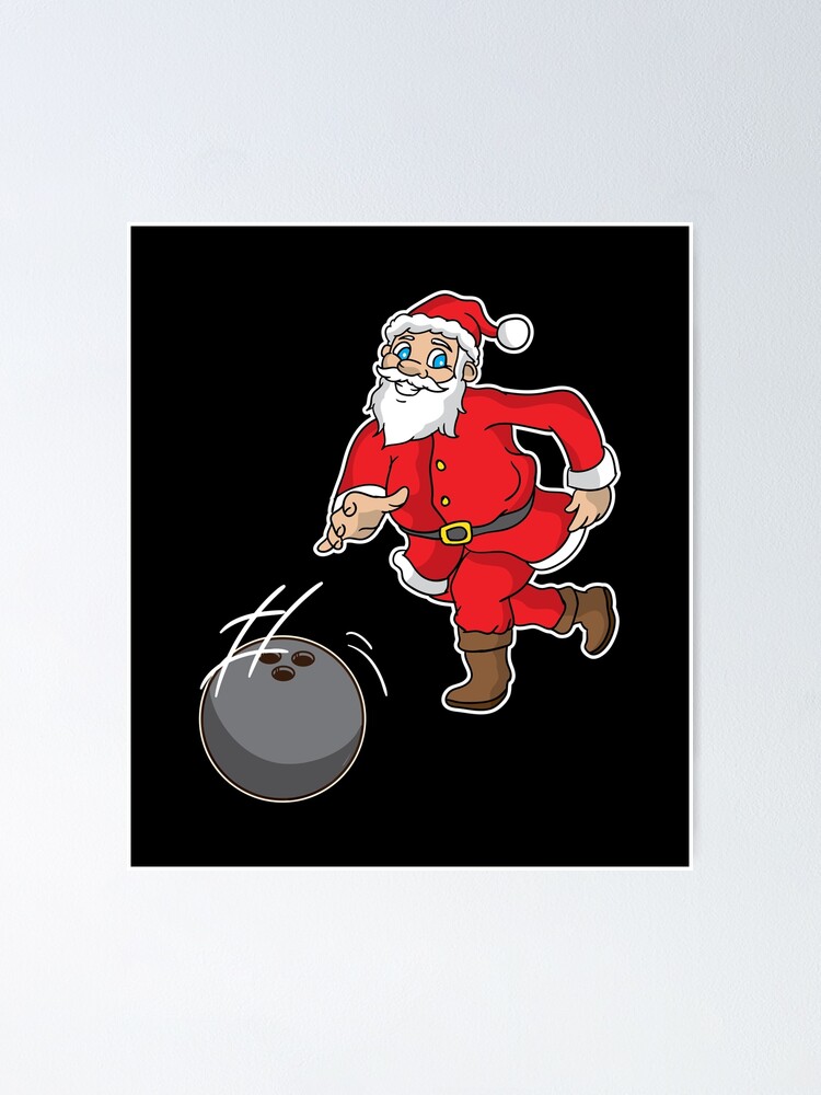 American Football Santa Ho Christmas Holiday Xmas Gift Art Print