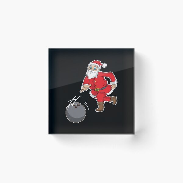Item preview, Xmas Santa Bowling Fan Christmas Holiday Gift designed and sold by haselshirt.