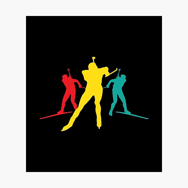 Item preview, Biathlon Skiing Riffle Shooting Skier Holiday Gift designed and sold by haselshirt.