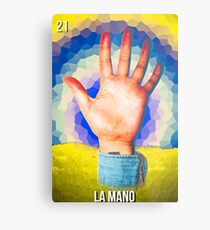 LOTERIA- LA MANO Metal Print