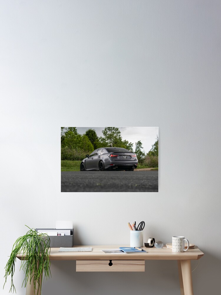 Thumbnail 2 of 3, Poster, Lexus GSF designed and sold by flowgraphix.