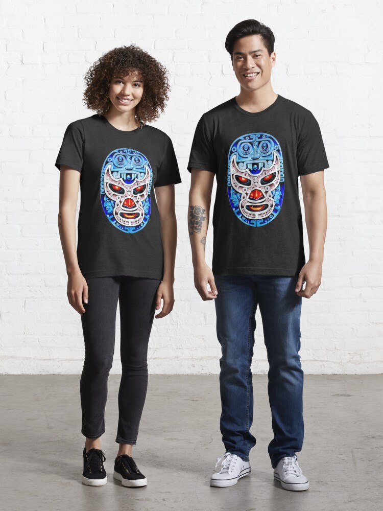 Feel Ink Mexican Lucha Libre Wrestling Demon Blue Demonio Azul Mexicano T Shirt By Feel Ink Redbubble