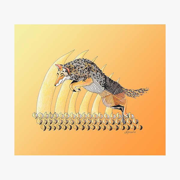 Coyote Totem Photographic Print