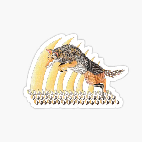 Coyote Totem Sticker
