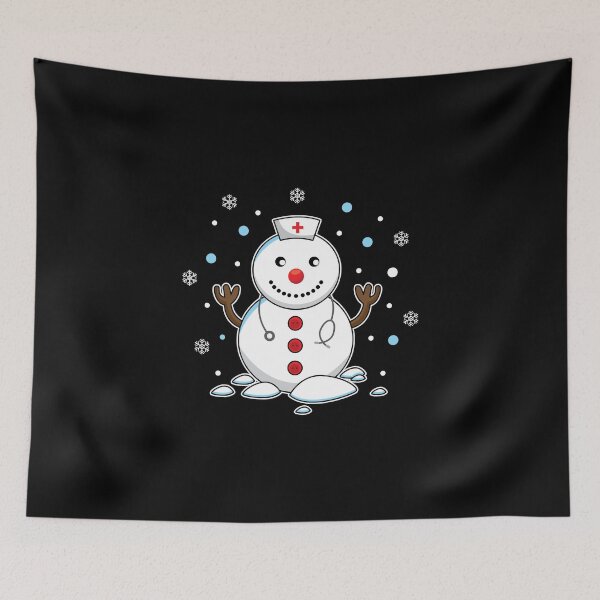 Item preview, Christmas Tree Xmas Nurse Snowman Snow Holiday Gift designed and sold by haselshirt.