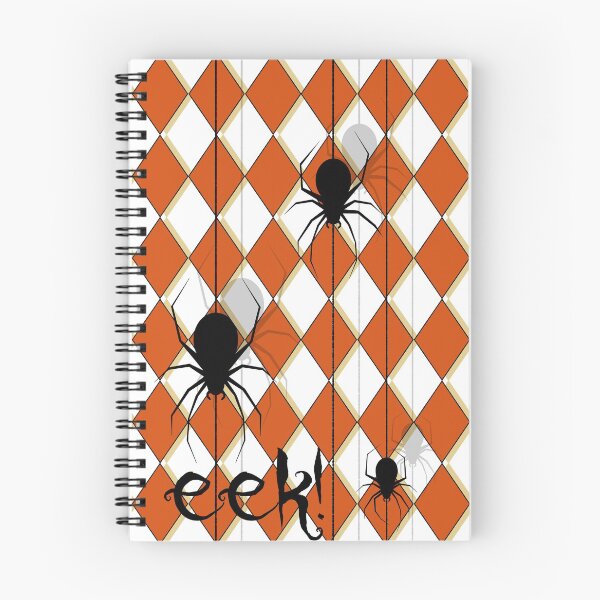 Item preview, Halloween Spiders EEK! Classic Harlequin  designed and sold by terry hess.