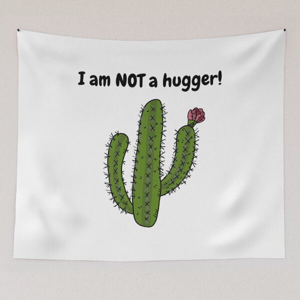 Item preview, I am NOT a hugger! designed and sold by LTTRBX.